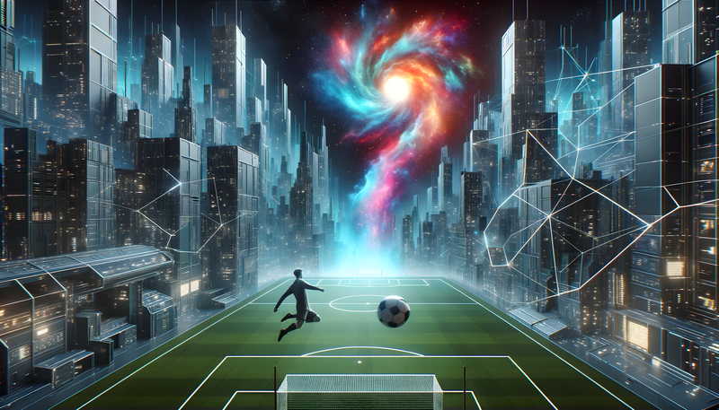 Football in the middle of the city