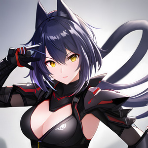 Cat-eared anime girl