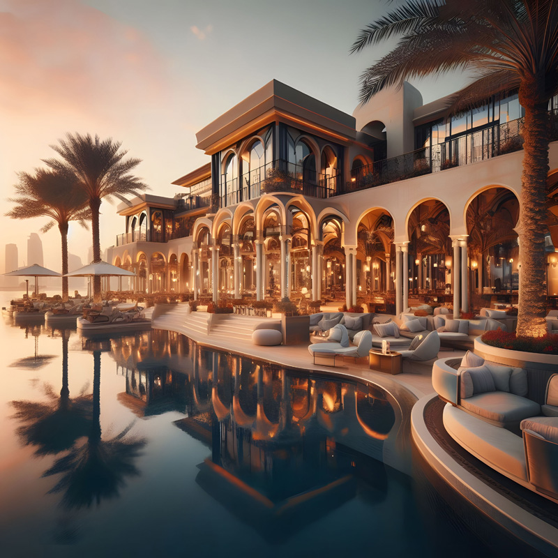 Cozy beach club