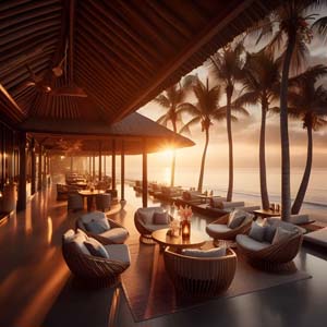 A place to relax by the beach