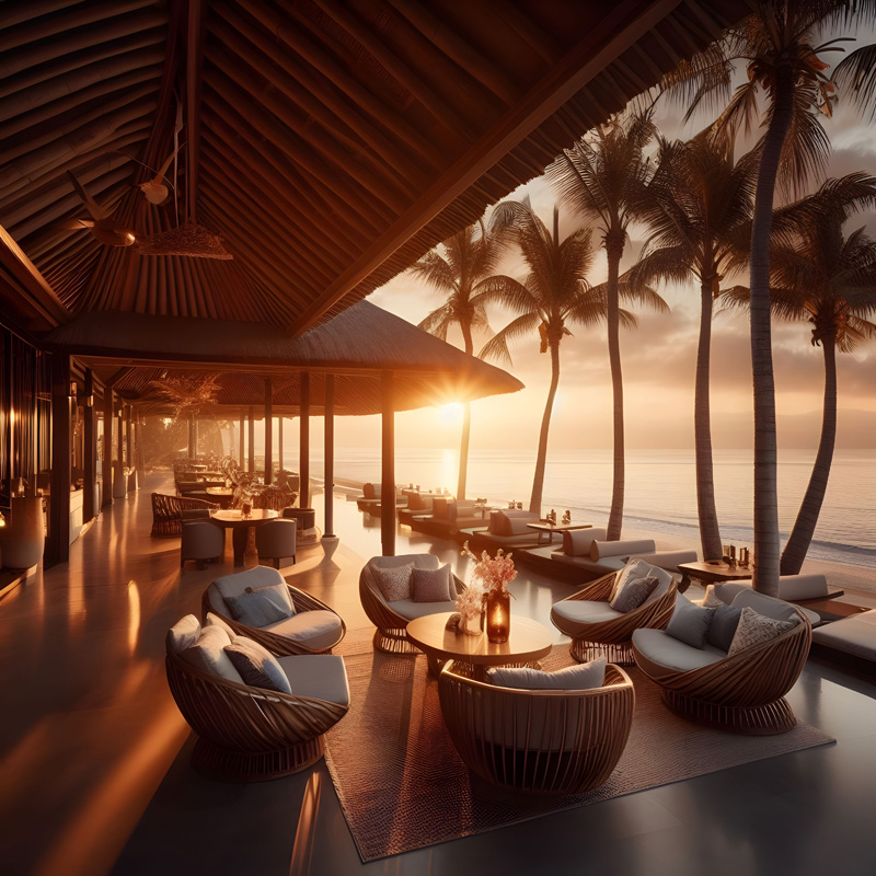 A place to relax by the beach