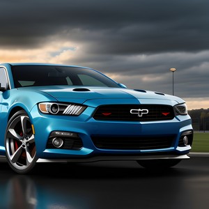Sports Car Appearance from the Front
