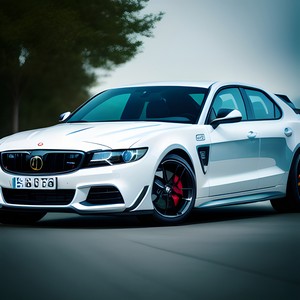 White Sports Car