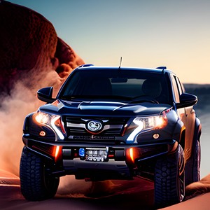 Black Offroad Car
