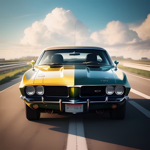 Two-Color Car