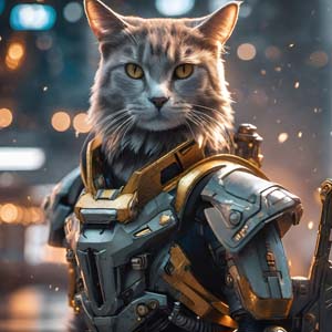 Cat knight