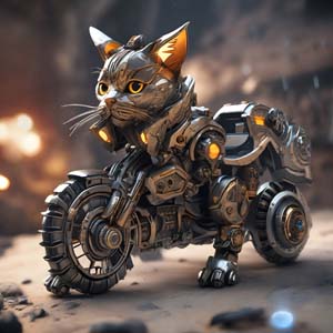 Robot cat makeover