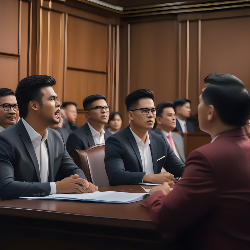 Courtroom atmosphere