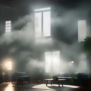 Foggy lounge room
