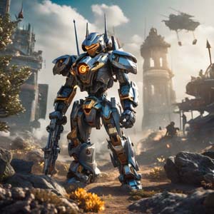 Robots with weapons