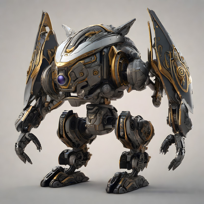 Robot statue