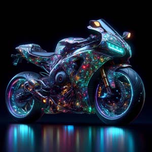 The luminous sportbike