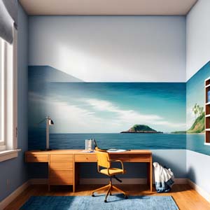 Comfortable study room