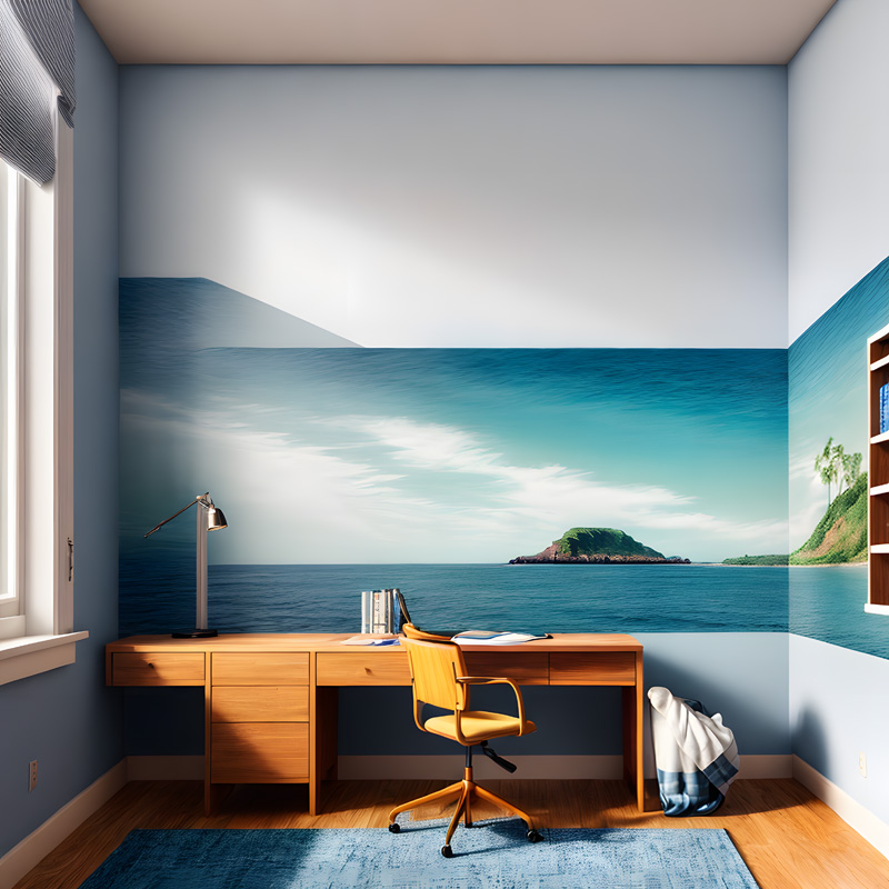 Comfortable study room