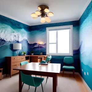 Beautiful study room