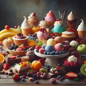 A collection of delicious desserts