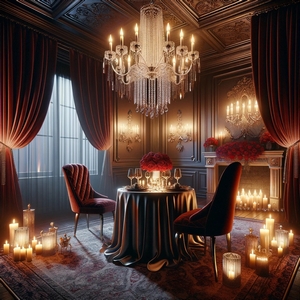 A truly romantic dining room