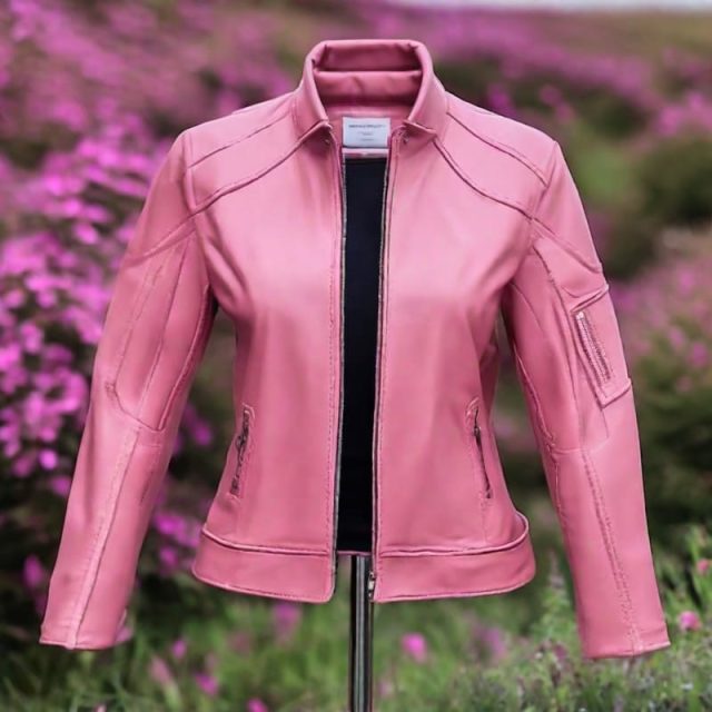 Elegant and beautiful pink jacket